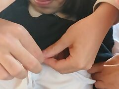 sggk-026 Hot Babe's Tight Pussy Gets Clit Kissed Before Sucking His Huge Cock