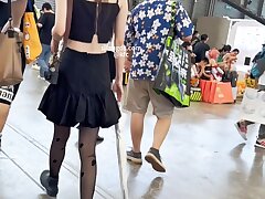 KFC_Black_stockings_white_lining Glistening Oily Beauty Enjoying Steamy Sex in Various Positions