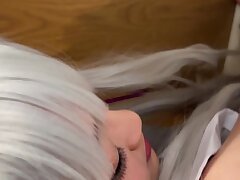 738KMKFX-002 Sultry Asian in Black Stockings Gets Fucked Hard by Multiple Guys