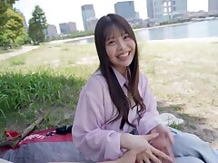 FSDSS-909 Passionate Brunette's Boob Show & Jaw-Dropping Blowjob Adventure