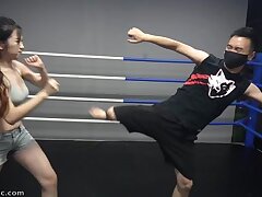 TABMF03 Sensual Anita Bends Over as He Hits Her from Behind Hardedly